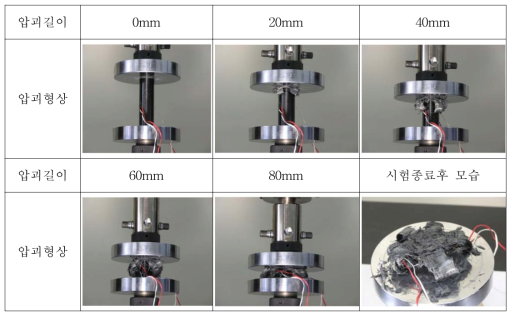 일방향 탄소/에폭시1 튜브의 압괴과정