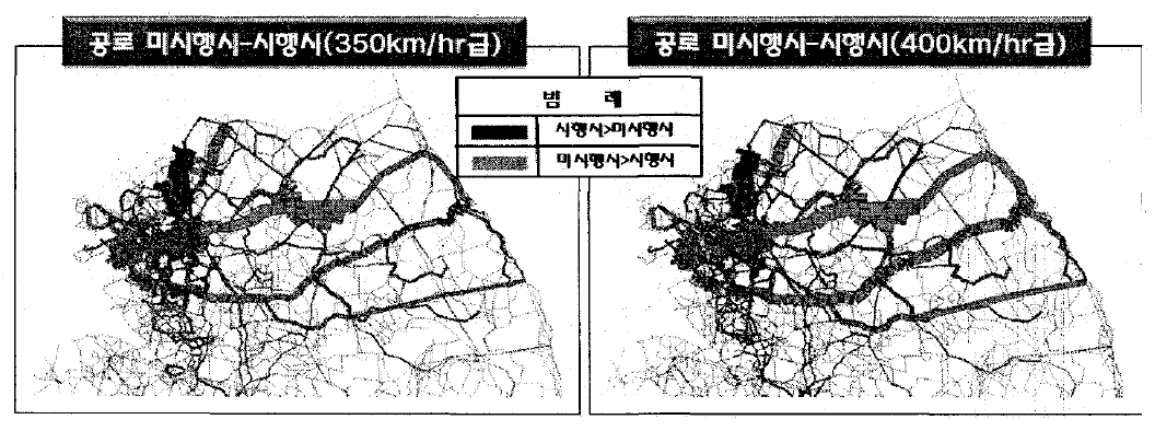 서동축 신선대안의 미시행시-시행시 배정결과 차이 (공로)