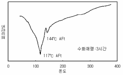 속경성 시멘트 수화물의 DTA곡선