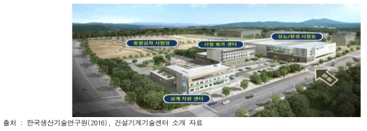 한국생산기술연구원 건설기계기술센터 구조