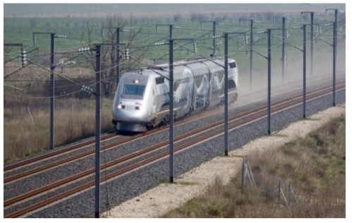 프랑스의 최고속도 574.8km/h 시험 현장