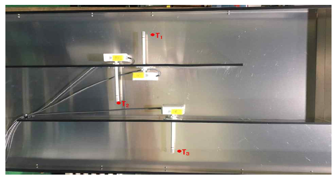 PVT 방음 모듈 공기 배플 온도 측정 포인트