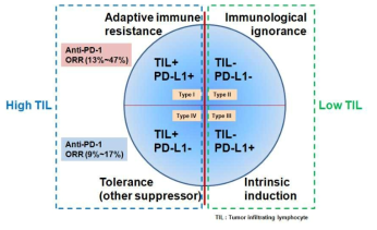 PD-1/PD-L1 항체 항암제에 대한 주요 저항성 원인