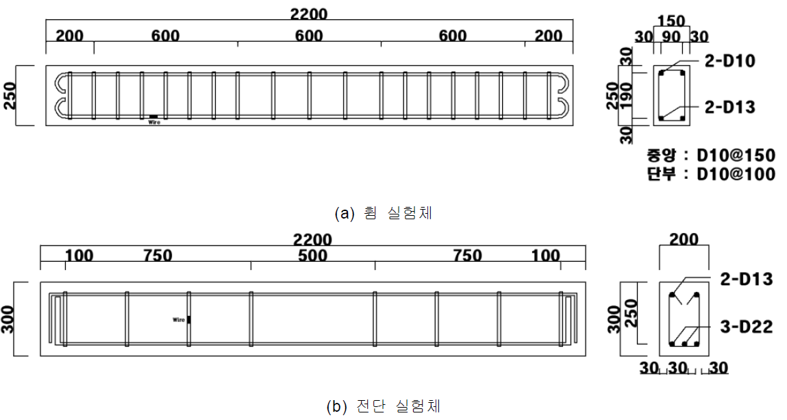 실험체 도면