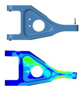 FE result of the original part