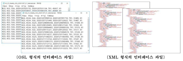 인터페이스 파일 생성 결과