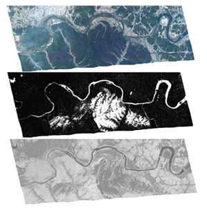 안동 산불 피해지역의 KOMPSAT-3A 영상, BAI, NDVI 분석 결과