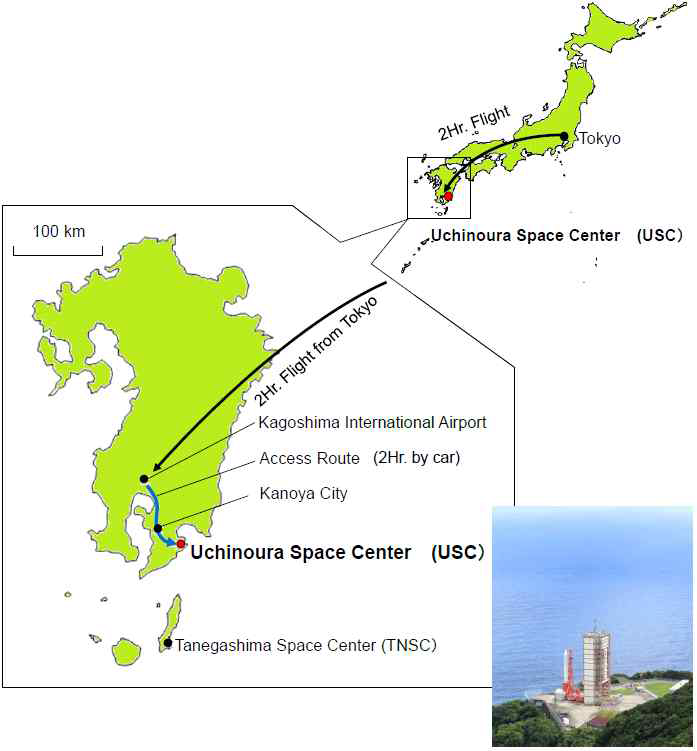 Location of USC and TNSC