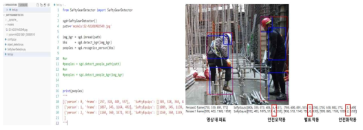 영상기반 안전보호구 인식 프로그램 구성