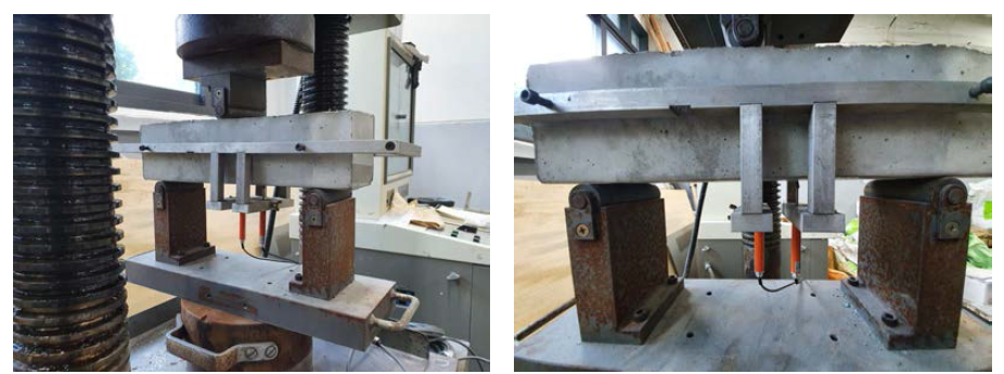 Static Flexural Test Setup