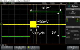 Oscilloscope 측정값