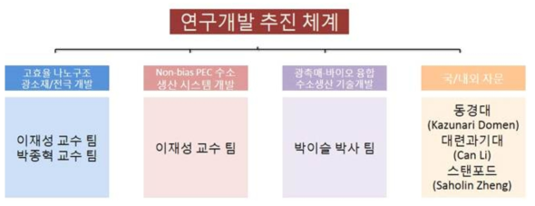 연구개발 추진 체계