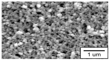 Scanning electron microscope image of Aerogel