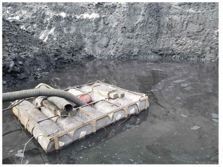 Sampling site of Sump water at Baganuur coal mine