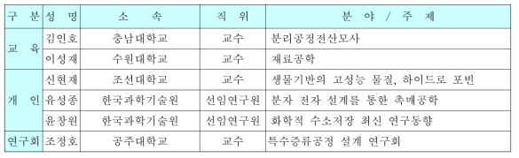 2013년도 하반기(2013. 9～2014. 2) 전문가 그룹 (IP)