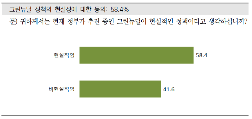 그린뉴딜 정책의 현실성