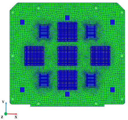 Finite Element Model of PCB Specimen