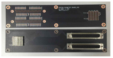 섬광섬유 기반 2차원 치료용 광자선 모니터링 시스템 제작에 사용된 Printed Circuit Board