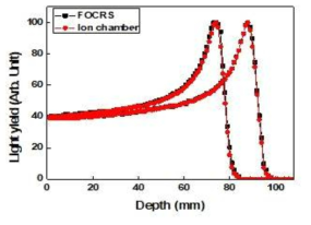 이중산란선 모드에 대한 ion chamber와 개발된 point 측정 시스템의 percentage depth doses