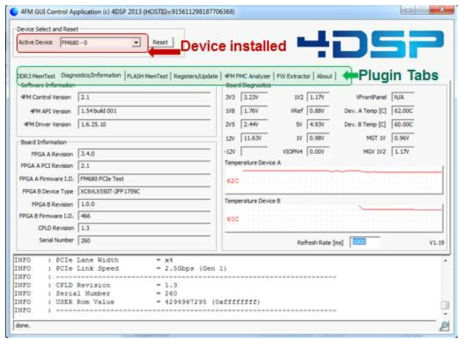 4FM GUI control application