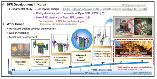 한국형 SFR 장기개발 계획