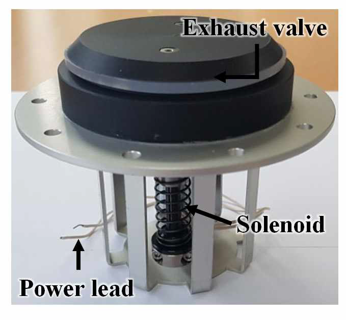 솔레노이드와 배기 밸브를 결합한 능동 고도제어 장치