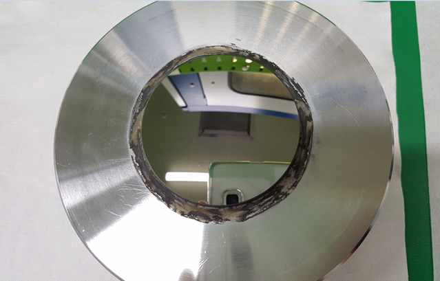 Machined result of aspheric Ge lens