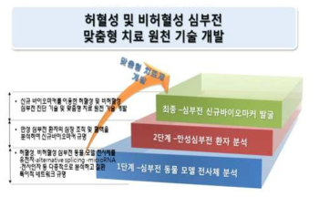 동물 및 임상환자 시료를 이용한 허혈성 및 비허혈성 심부전 신규 바이오마커 발굴 및 맞춤형 치료원천기술개발