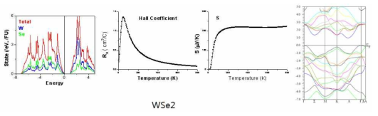 WSe2 의 전자 구조 및 열전 특성