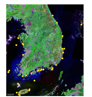 국내 연안 채집 현황