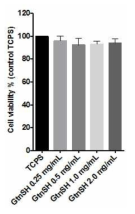 GtnSH 고분자 농도별 세포 독성 평가
