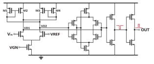 설계된 Comparator 회로도