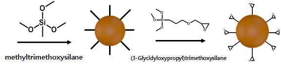 Epoxy가 접목된 PDMS 나노 입자