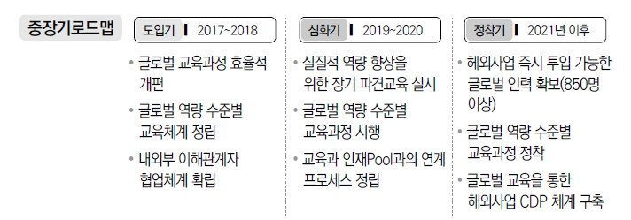 글로벌역량 강화 중장기 로드맵