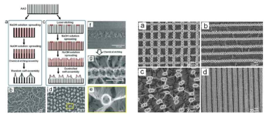 Lv, Meiling, et al. “Self-assembly of alumina nanowires into controllable micro-patterns by laser-assisted solvent spreading: towards superwetting surfaces.” CrystEngComm 17 (2015): 540-545