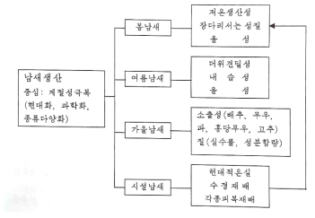 남새 생산의 기본 재배형과 재배형별 기본 문제