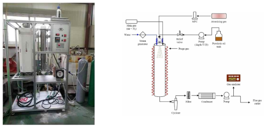 Entrained flow 가스화 시스템 및 공정도