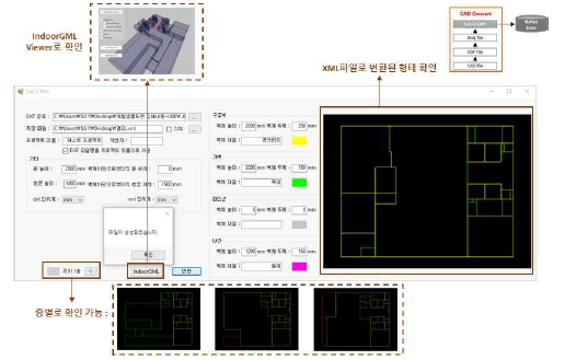 CAD 파일을 IndoorGML로 변환하는 프로그램