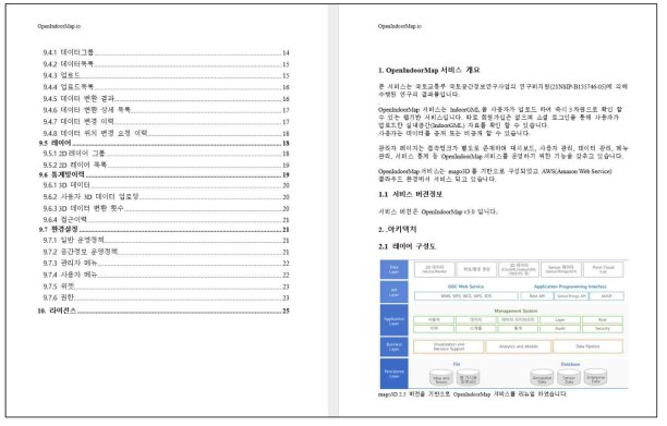 OpenIndoorMap 운영자/개발자 매뉴얼- 서비스 개요