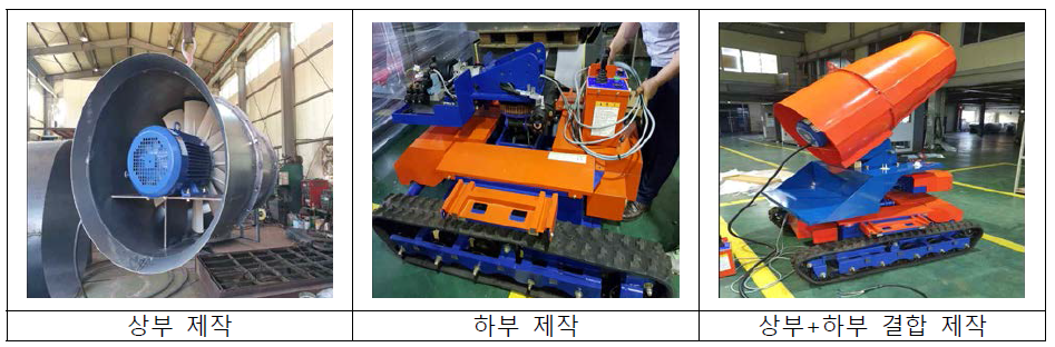 40m급 분사 장치 시제품 제작