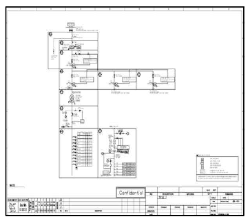 수전설비 전기도면