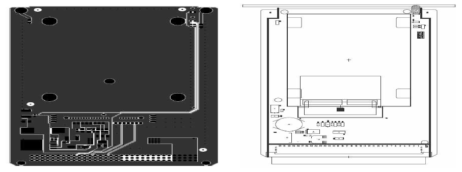 TTC 장치 SSD Board PCB 구성도