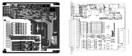 VTTC I/O Interface Board Analog Input PCB 구성도