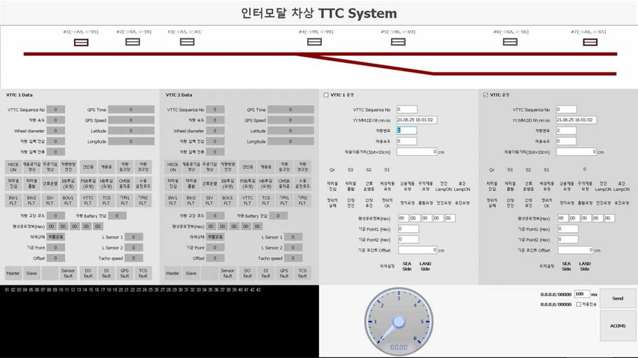 TTC 운영 프로그램 화면