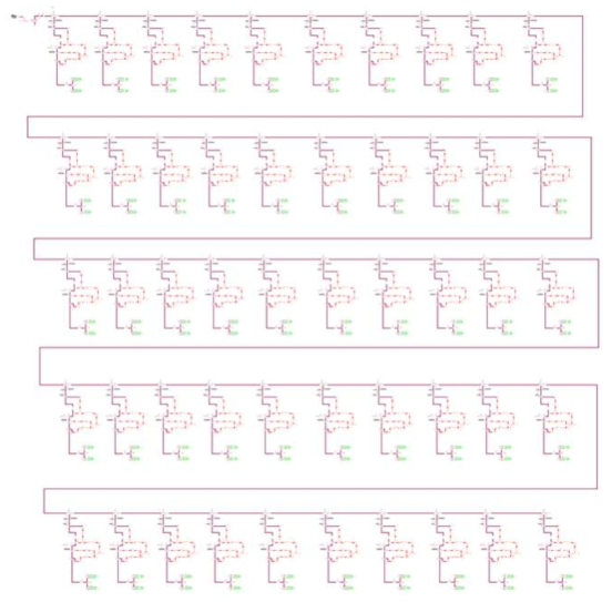 장대 화물열차 50량 모델