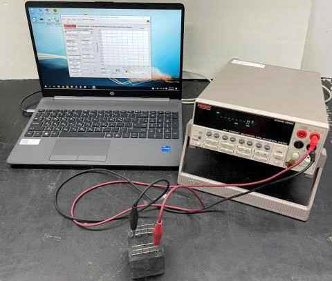 전기저항 실험 셋업