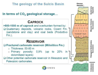 Sulcis basin의 geological formation