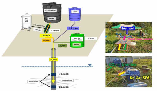 CO2 인위누출 시험을 위한 시스템
