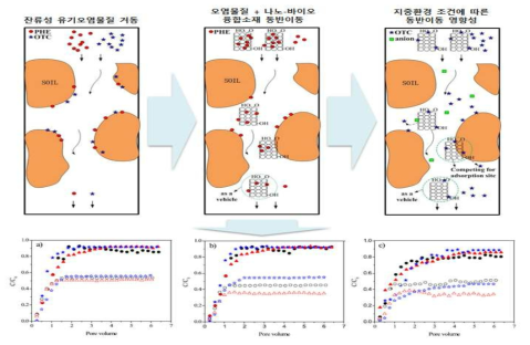 오염물질과 나노-바이오 융합소재의 동반이동 연구