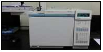 Gas chromatography(Aglient 6890 plus)